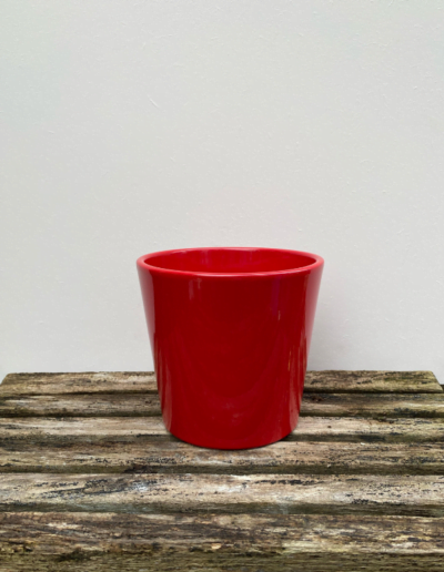 Cache pot rouge lysland